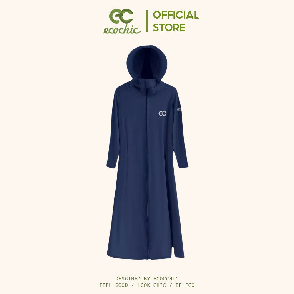 ECOCHIC Women's Full Body Sun Protection Shirt High Quality Super Light Material Anti-UV UPF50+ Stretchy Cool B042 F977