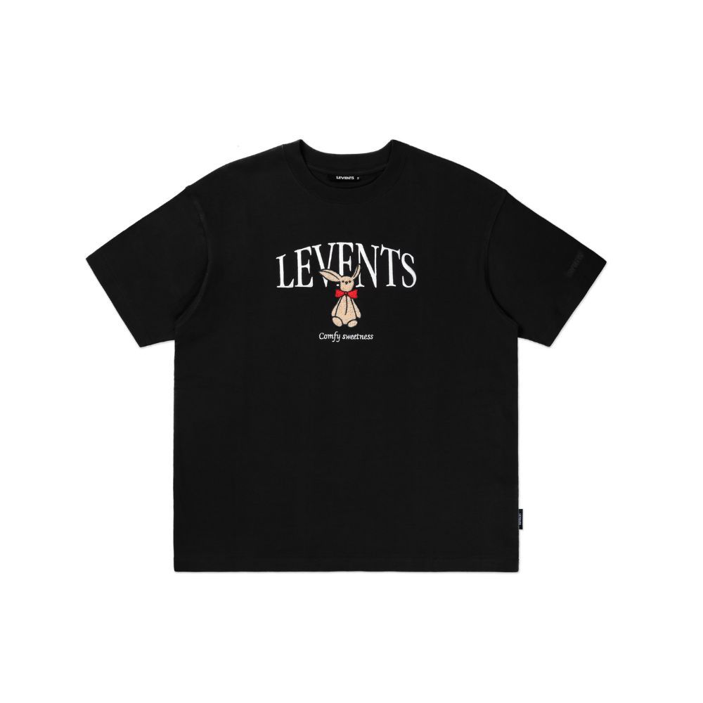 Levents Ribbon Rabit Tee 100% Cotton Unisex Oversized T-shirt