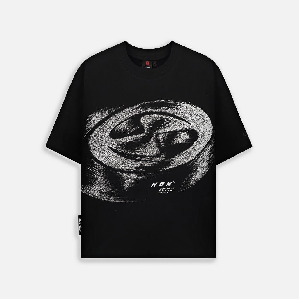 Áo thun NEEDS OF WISDOM Chalk Logo Tee - Black - Local Brand Chính Hãng