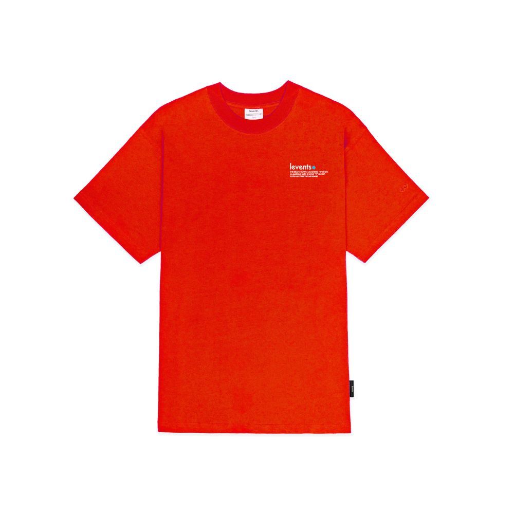 Levents T-shirt Popular Logo 2.0 Tee 100% Cotton Unisex Oversized T-shirt