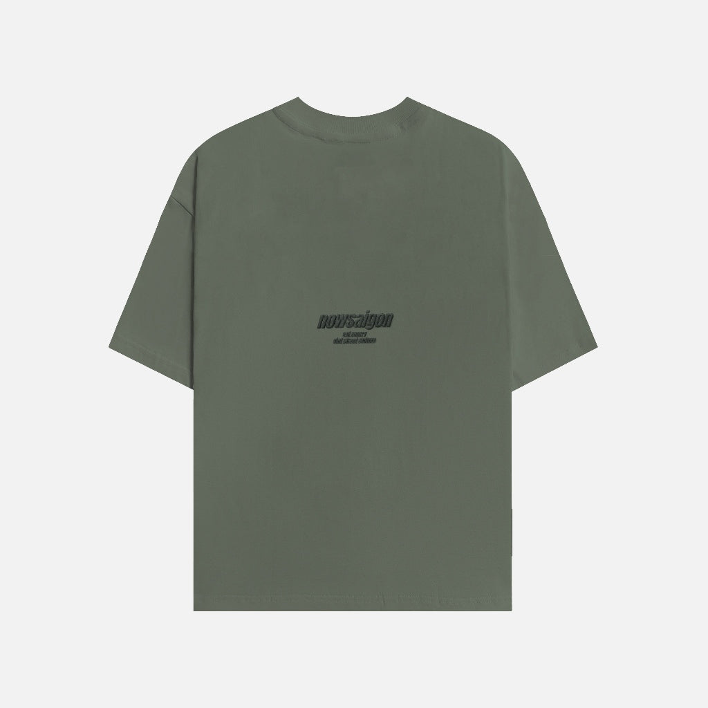 Áo thun NEEDS OF WISDOM Chalk Logo Tee - Tasman - Local Brand Chính Hãng