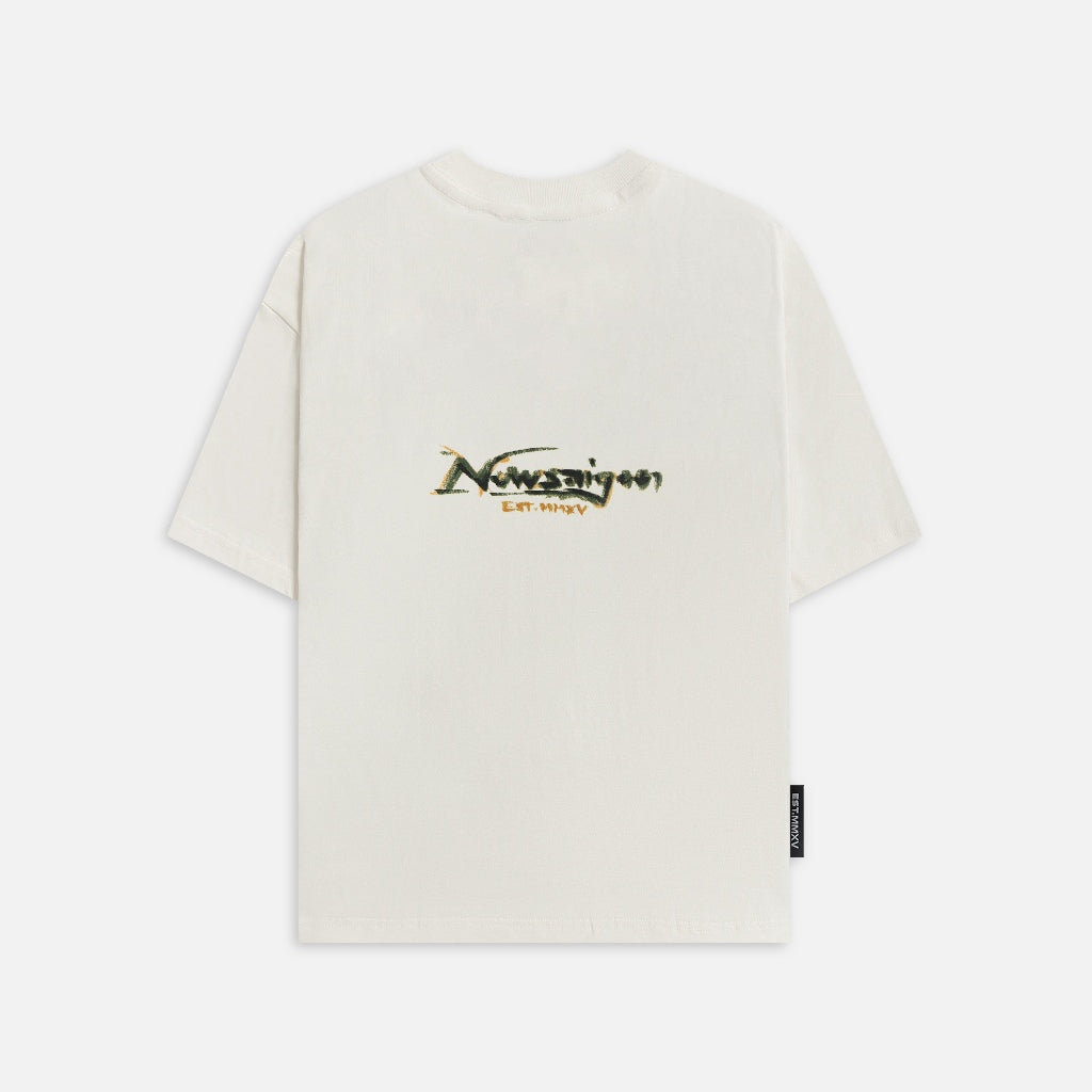 Áo thun NEEDS OF WISDOM Friends Tee - Cream - Local Brand Chính Hãng