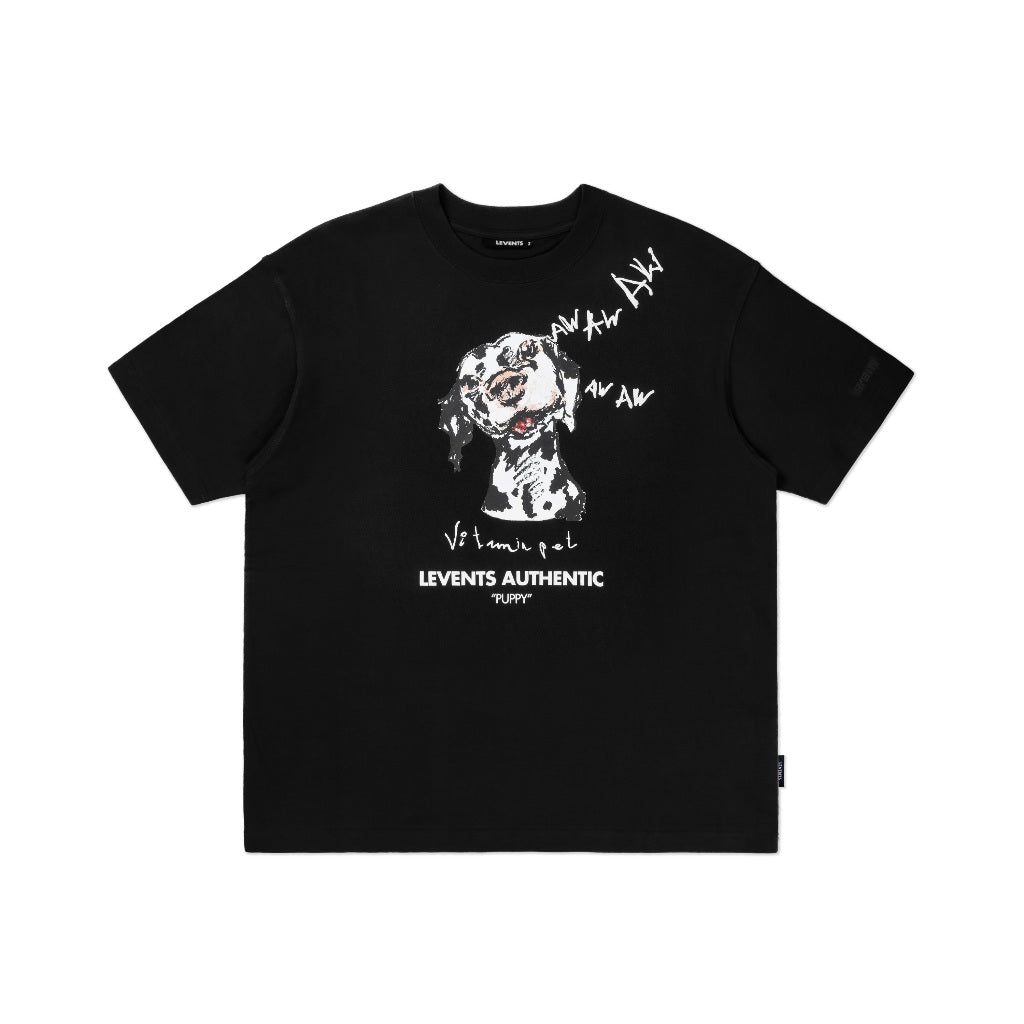 Levents Dalmatian Tee 100% Cotton T-shirt Oversized