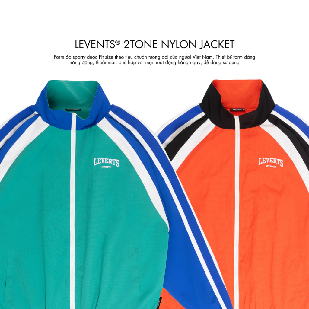 Levents 2tone Nylon Jacket Unisex Sporty