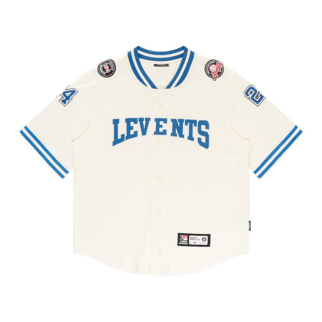 Levents Baseball Jersey 100% Cotton Unisex Oversized