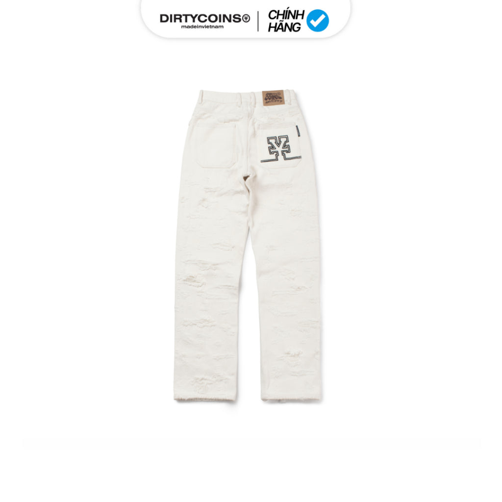 DirtyCoins Over Distressed Jeans