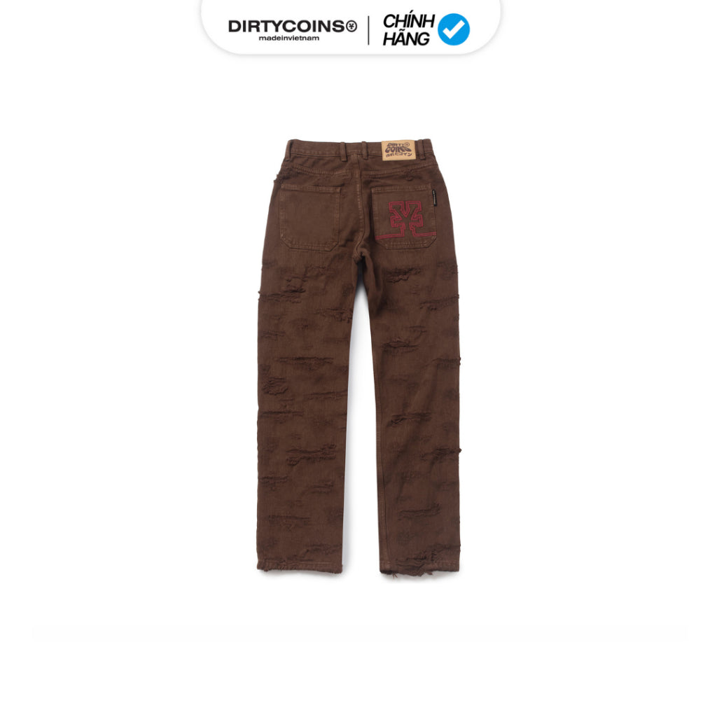 DirtyCoins Over Distressed Jeans