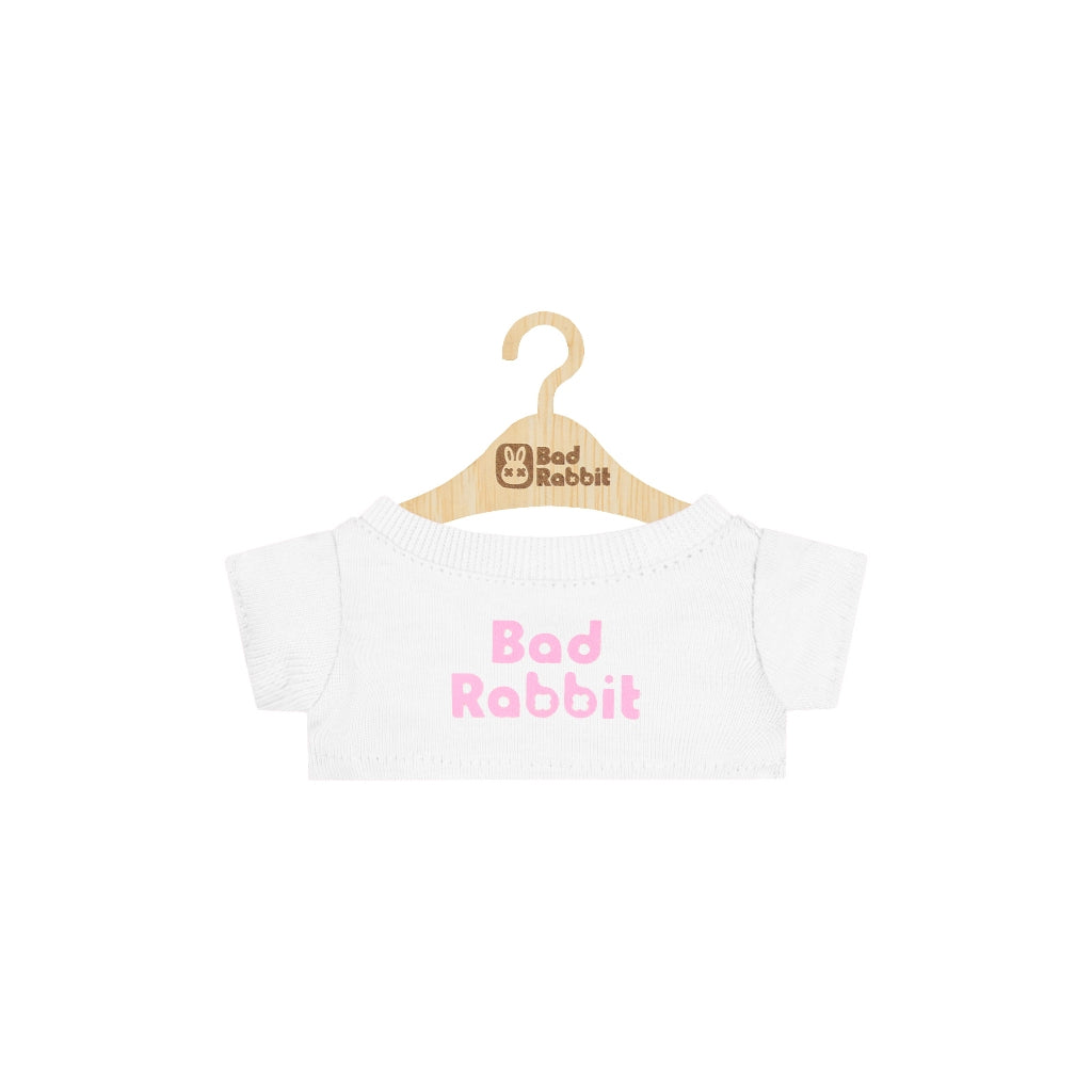 BAD RABBIT - WHITE MINI RABBIT LOGO TEE  - DREAMER COLLECTION