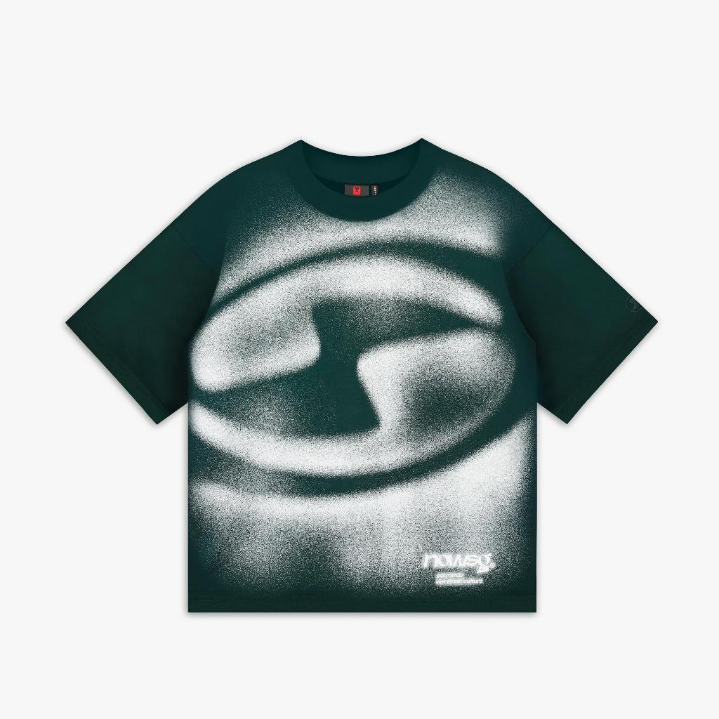 NEEDS OF WISDOM Glowing Logo Tee - Green - Genuine Local Brand