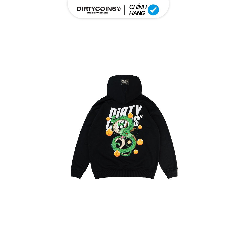 Áo Khoác Hoodie DIRTYCOINS | DRAGON BALL Z Shenron - Black