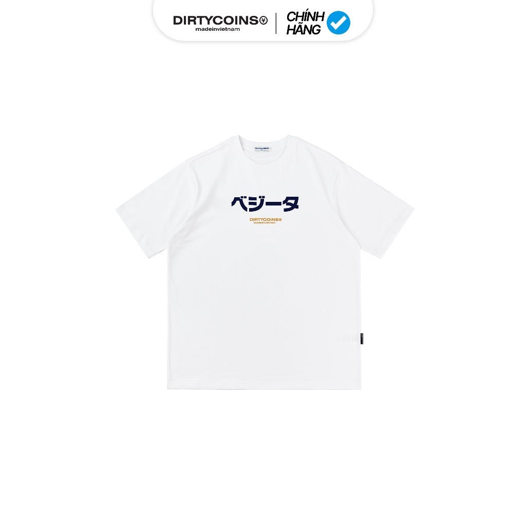Áo Thun DIRTYCOINS | DRAGON BALL Z Vegeta - White