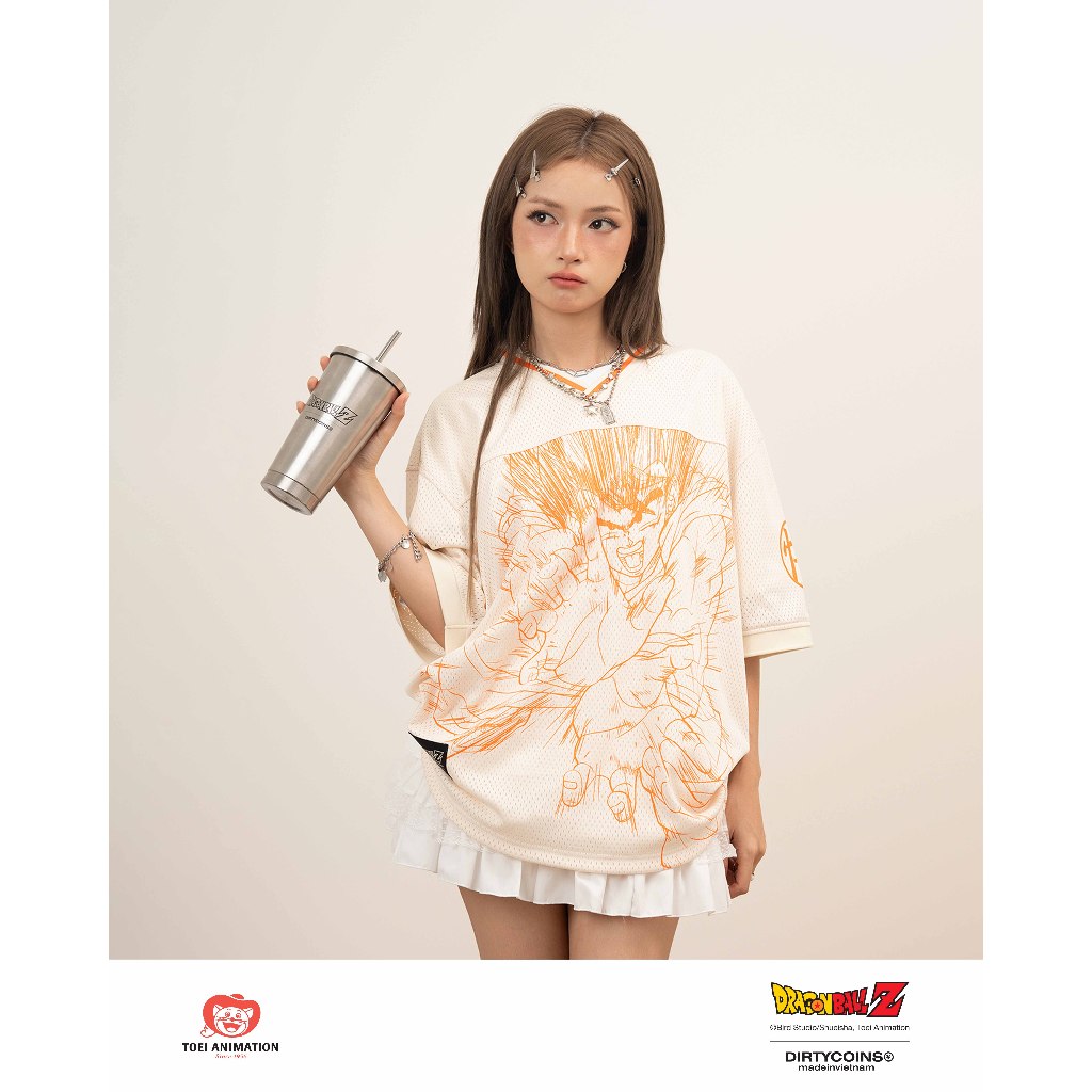 Áo Thun Jersey Football DIRTYCOINS | DRAGON BALL Z Goku