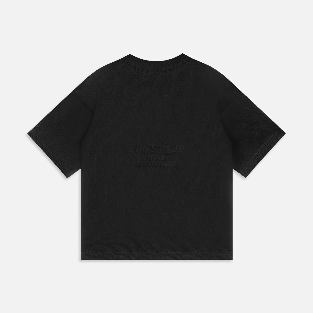 NEEDS OF WISDOM Town Tee - Black - Genuine Local Brand