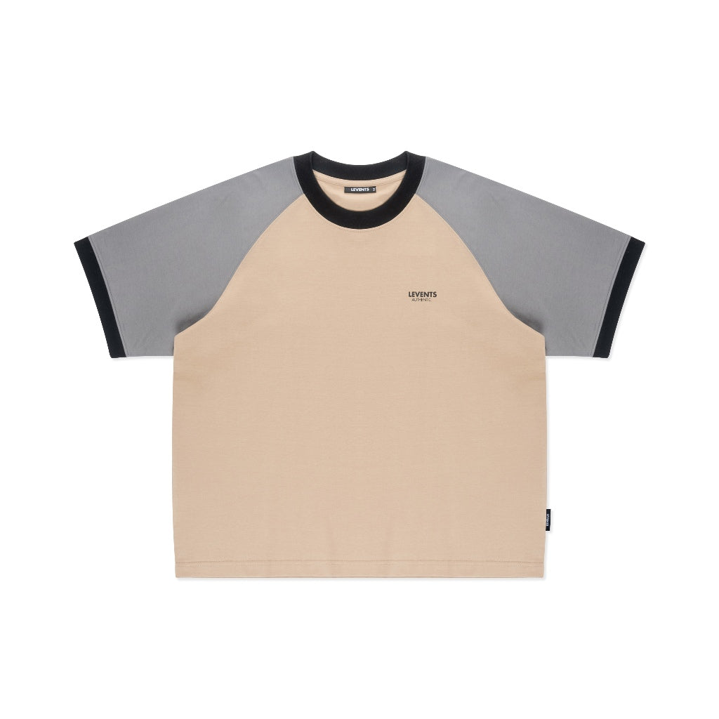 Levents LVS Authentic Raglan Boxy 2.0 Tee 100% Cotton Unisex T-shirt