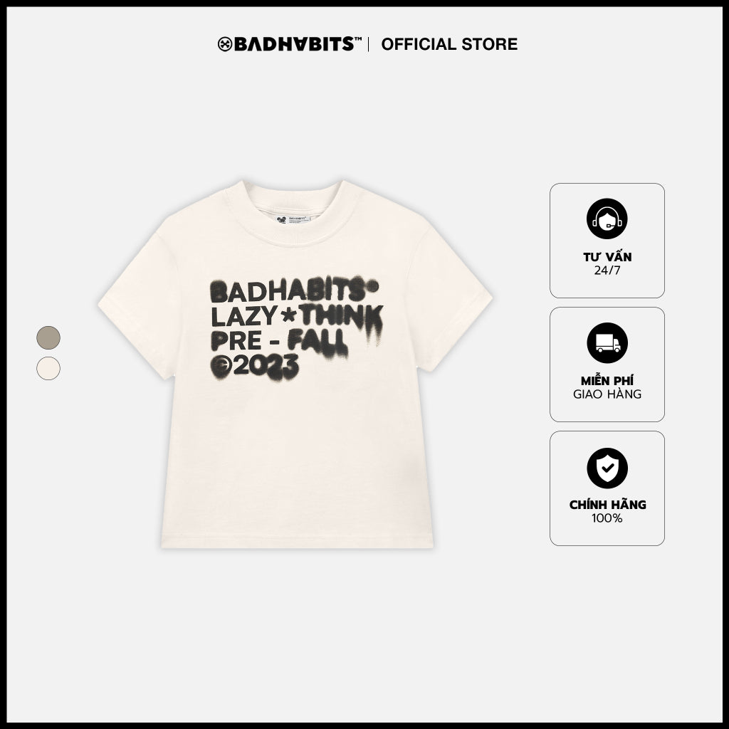 BAD & LAZY BABY TEE - LAZY THINK COLLECTION