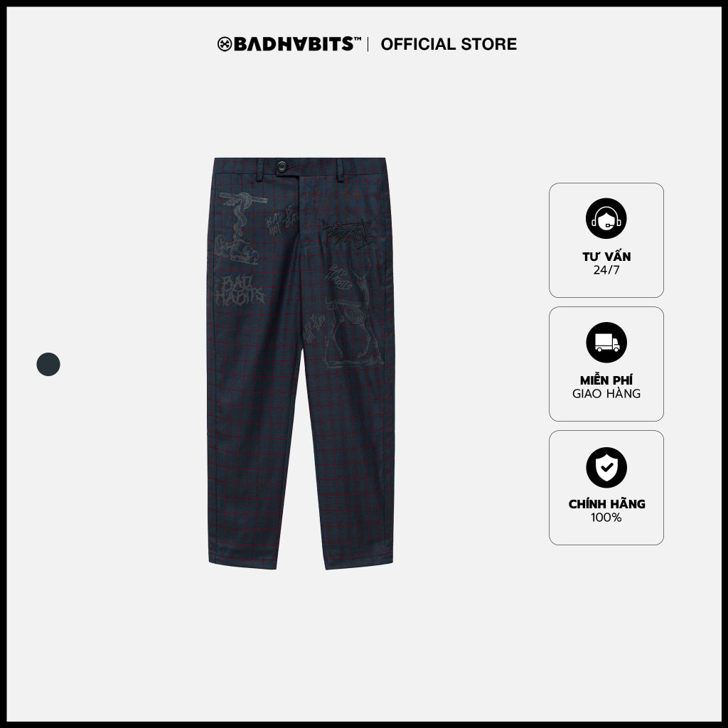 Quần Nam Bad Habits PUNK OFFICER TROUSER - Local Brand chính hãng