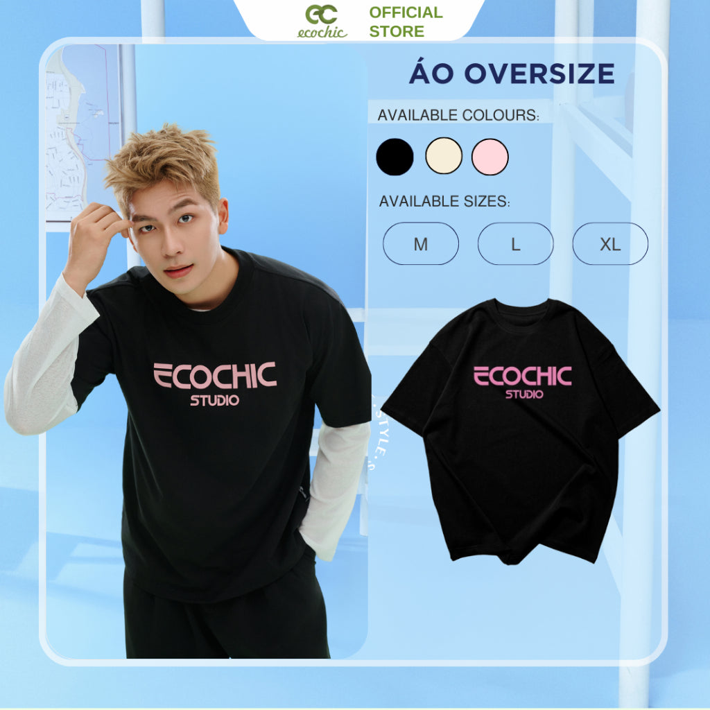 Áo Phông ECOCHIC EC SILICON Tee Local Brand Chính Hãng Unisex Form Rộng Oversize Premium Cotton 100% F345