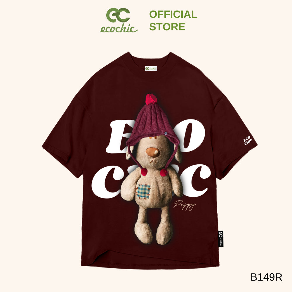 ECOCHIC WOOLLY PUP Tee Local Brand Authentic Unisex Oversize Premium Cotton 100% B149