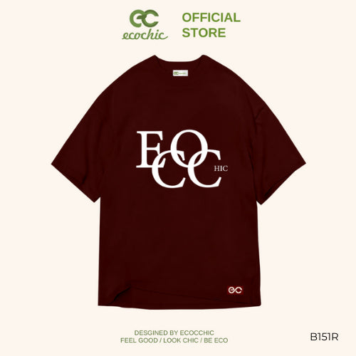 ECOCHIC ECOC Tee Local Brand Authentic Unisex Oversize Premium Cotton 100% B151