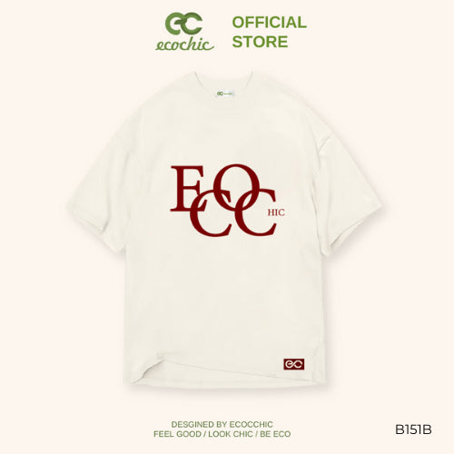 ECOCHIC ECOC Tee Local Brand Authentic Unisex Oversize Premium Cotton 100% B151