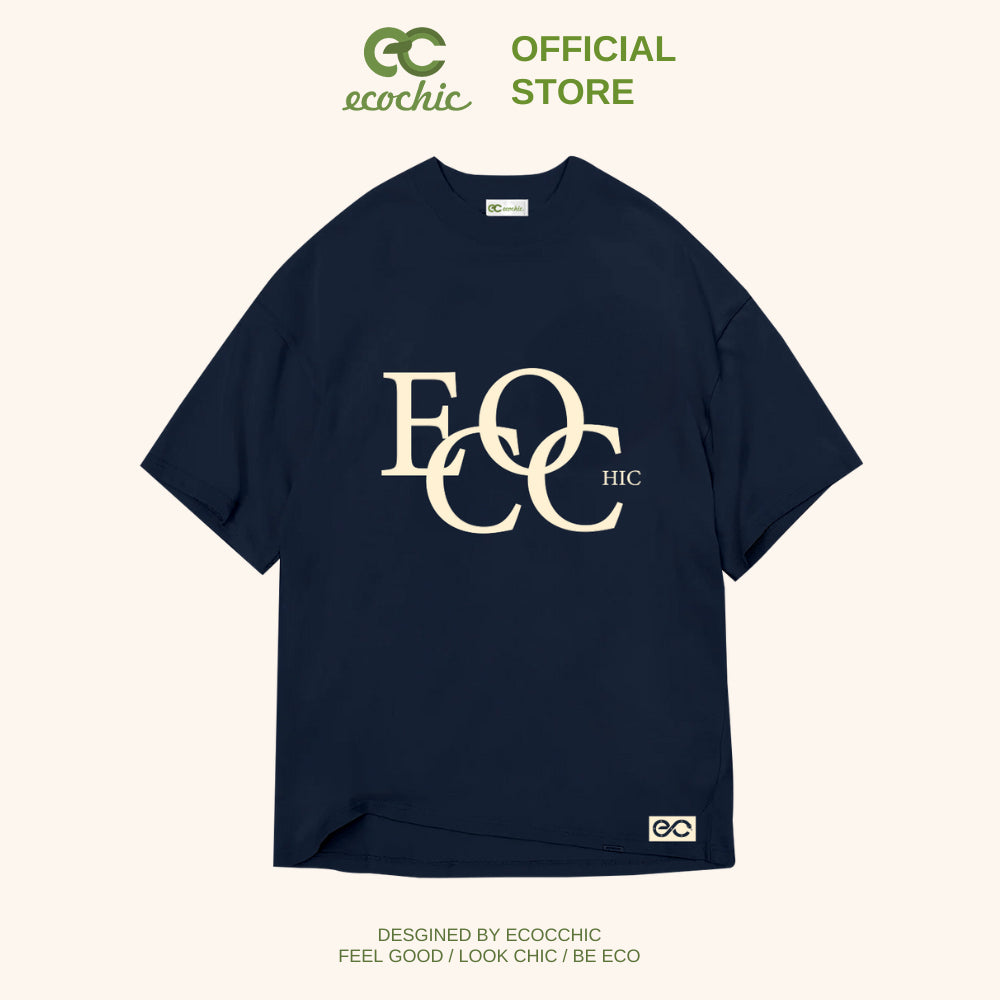 ECOCHIC ECOC Tee Local Brand Authentic Unisex Oversize Premium Cotton 100% B151