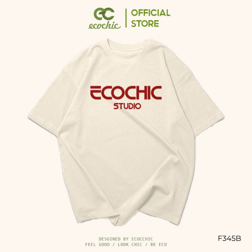 ECOCHIC EC SILICON T-Shirt Tee Local Brand Genuine Unisex Loose Form Oversize Premium Cotton 100% F345