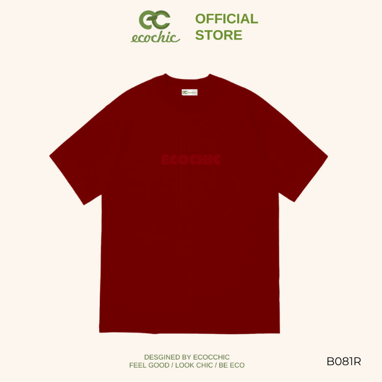 Authentic ECOCHIC Local Brand Basic Logo T-Shirt Unisex Loose Form Oversize Premium Cotton 100% B081