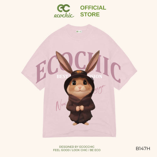 ECOCHIC BROWNIE BUNNY Tee Local Brand Authentic Unisex Oversize Premium Cotton 100% B147