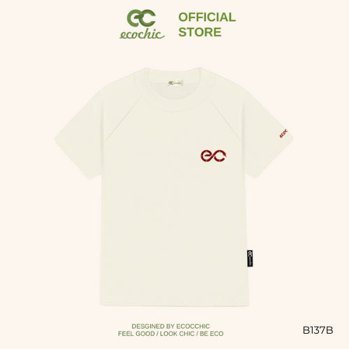 ECOCHIC SLITHER TSHIRT T-Shirt Classic Form American 2-Way Stretch-Free T-Shirt Local Brand Genuine B137