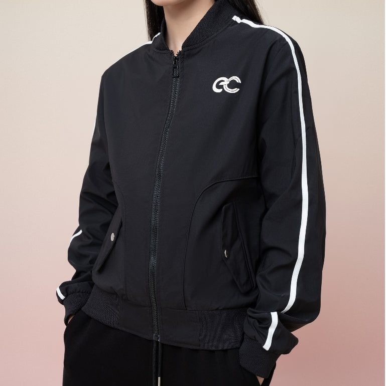 Áo Khoác Bomber Line ECOCHIC Chính Hãng Chất Liệu Cao Cấp Nam Nữ Unisex Thể Thao Năng Động B070