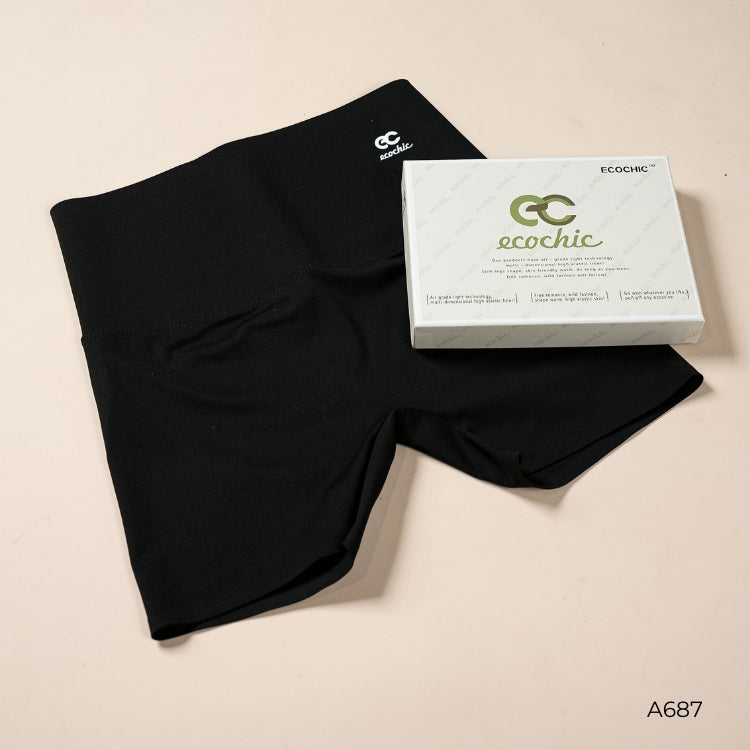 COMBO ECOCHIC Long Leggings for Women High Waist Belly Gym Yoga Molded Material Shaping Butt Lift