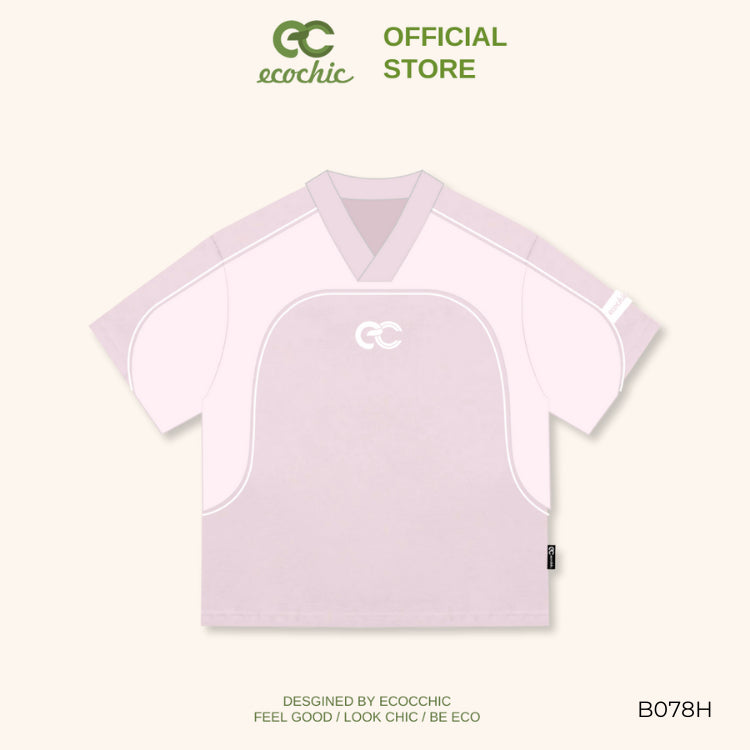 Áo Phông ECOCHIC LUX Boxy Tee DELINE Local Brand Chính Hãng Unisex Form Vừa Premium Cotton 100% B078