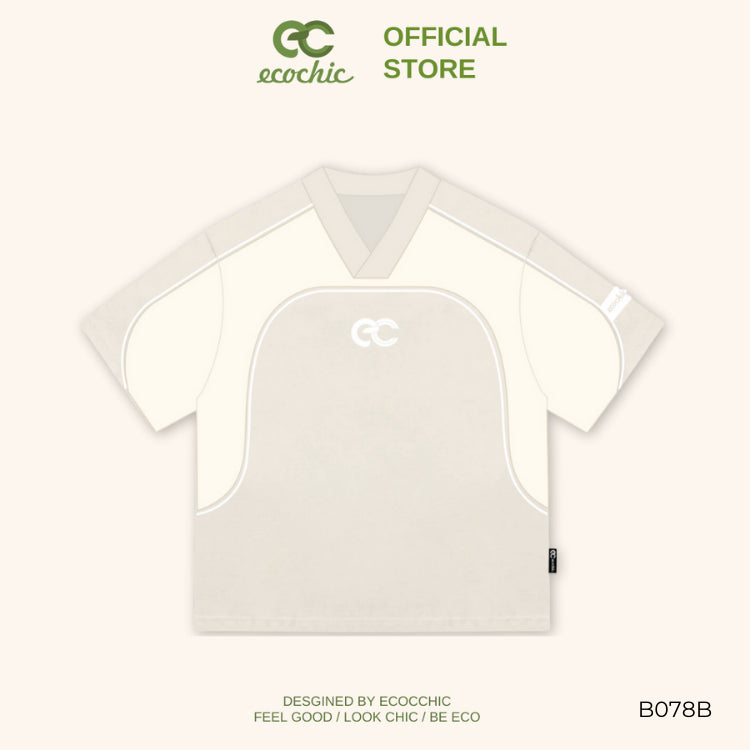 ECOCHIC LUX Boxy Tee DELINE Local Brand Authentic Unisex Medium Form Premium Cotton 100% B078