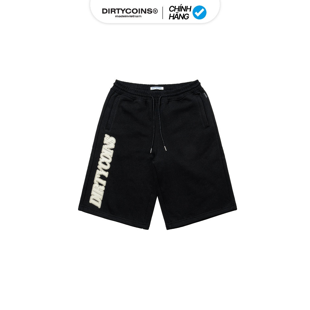DirtyCoins Logo Patched Baggy Sweatshorts