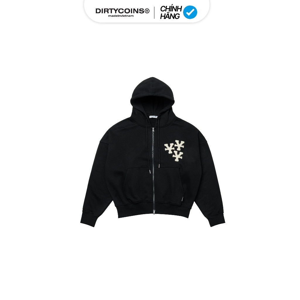 DirtyCoins Hoodie “Y” Patches Relaxed