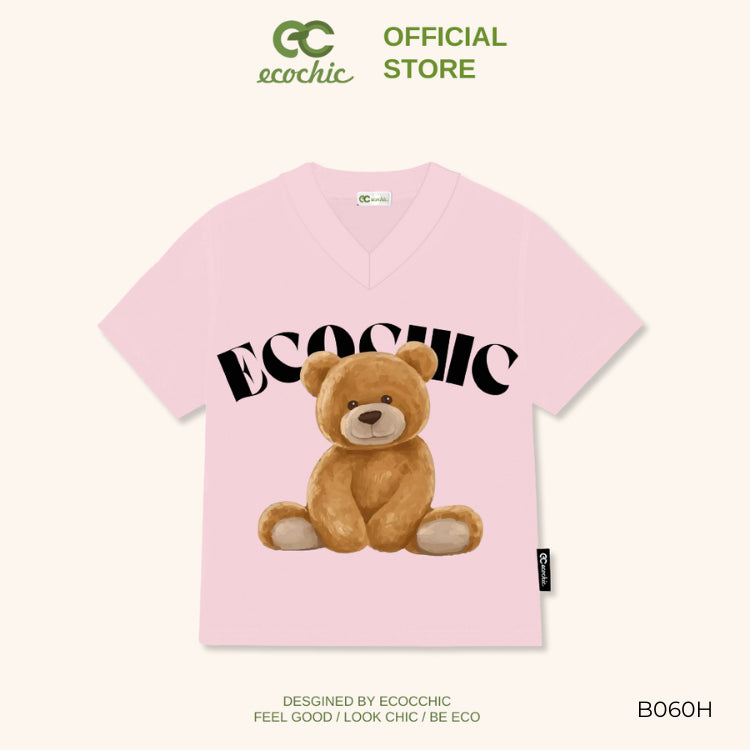 Áo Phông Babytee ECOCHIC TEDDY BABY TEE Local Brand Chính Hãng Unisex Form Ôm Premium Cotton 100% B060