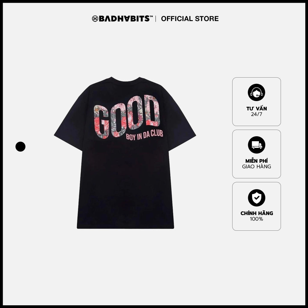 Unisex Bad Habits T-shirt GOOD BOY 100% Cotton - Genuine Local Brand