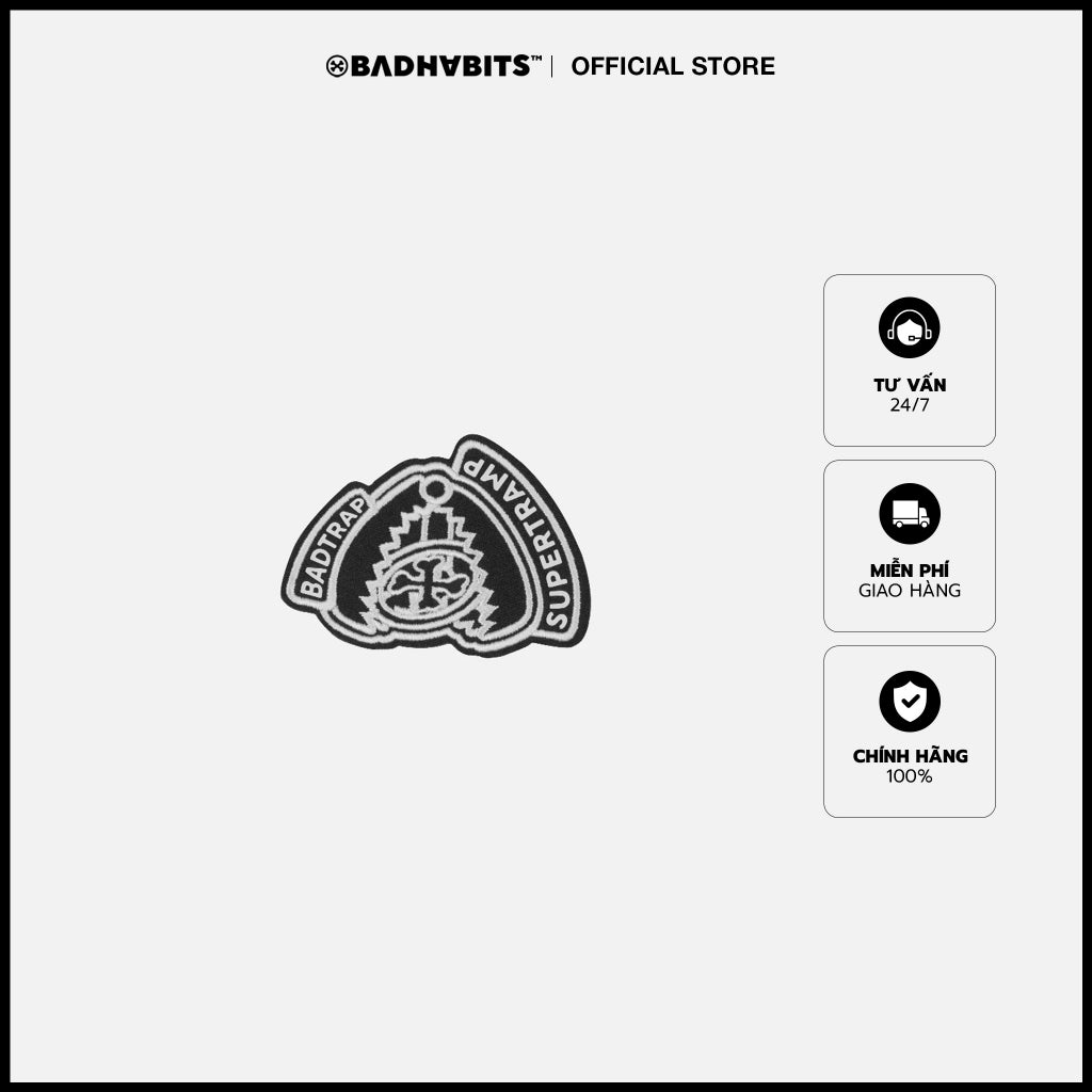 Phụ Kiện Bad Trap Patch - Supertramp Collection - Local Brand Chính Hãng