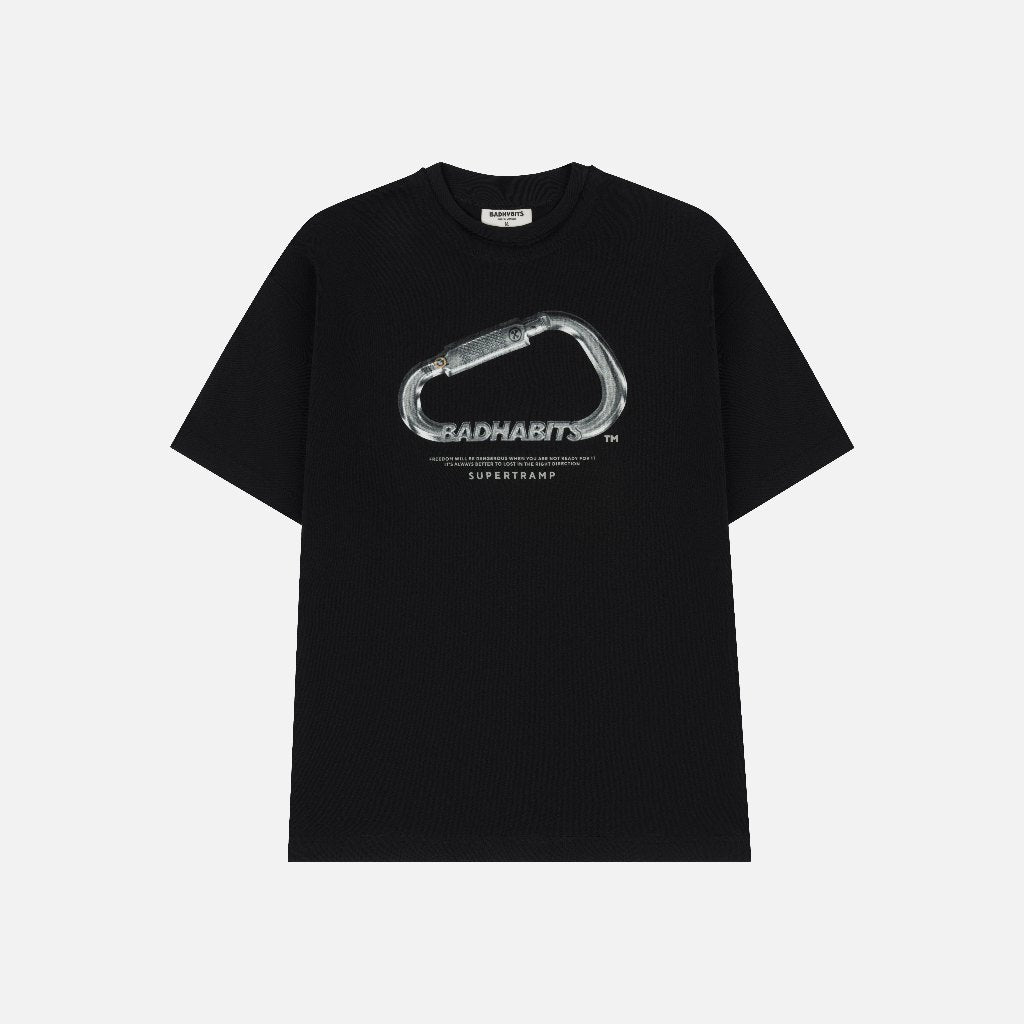 UNISEX T-SHIRT - S-CARABINER TEE - BAD HABITS SUPERTRAMP COLLECTION