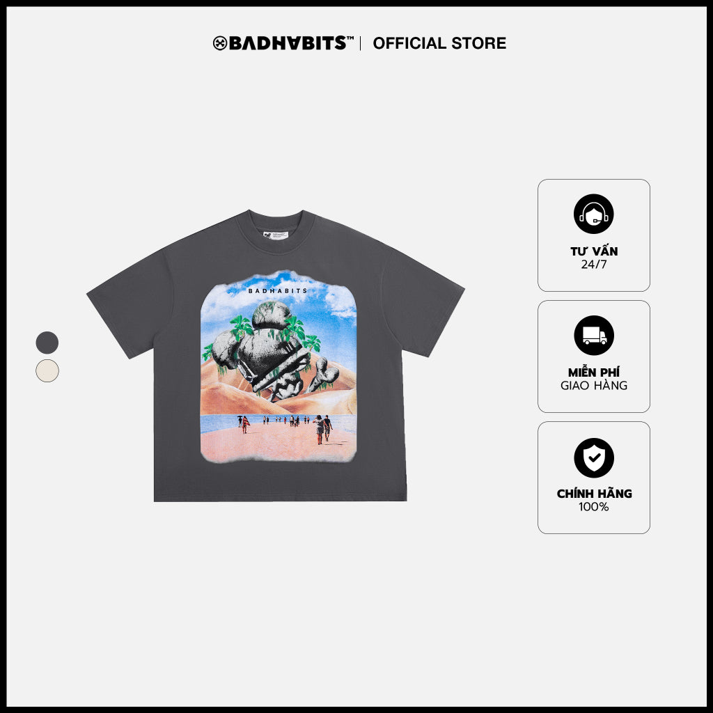 DEJAVU BOXY T-SHIRT - LAZY THINK COLLECTION