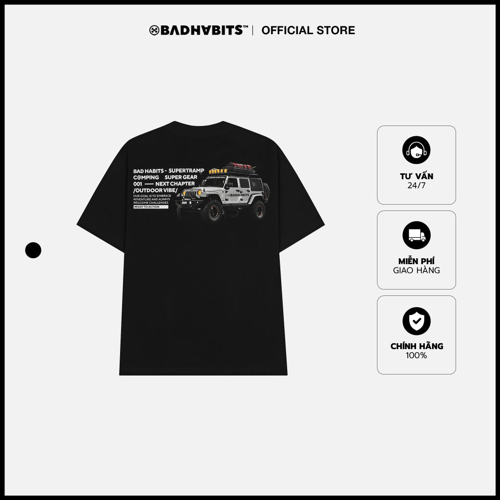 Jeep Camp Boxy Tee - Supertramp Collection - Authentic Local Brand