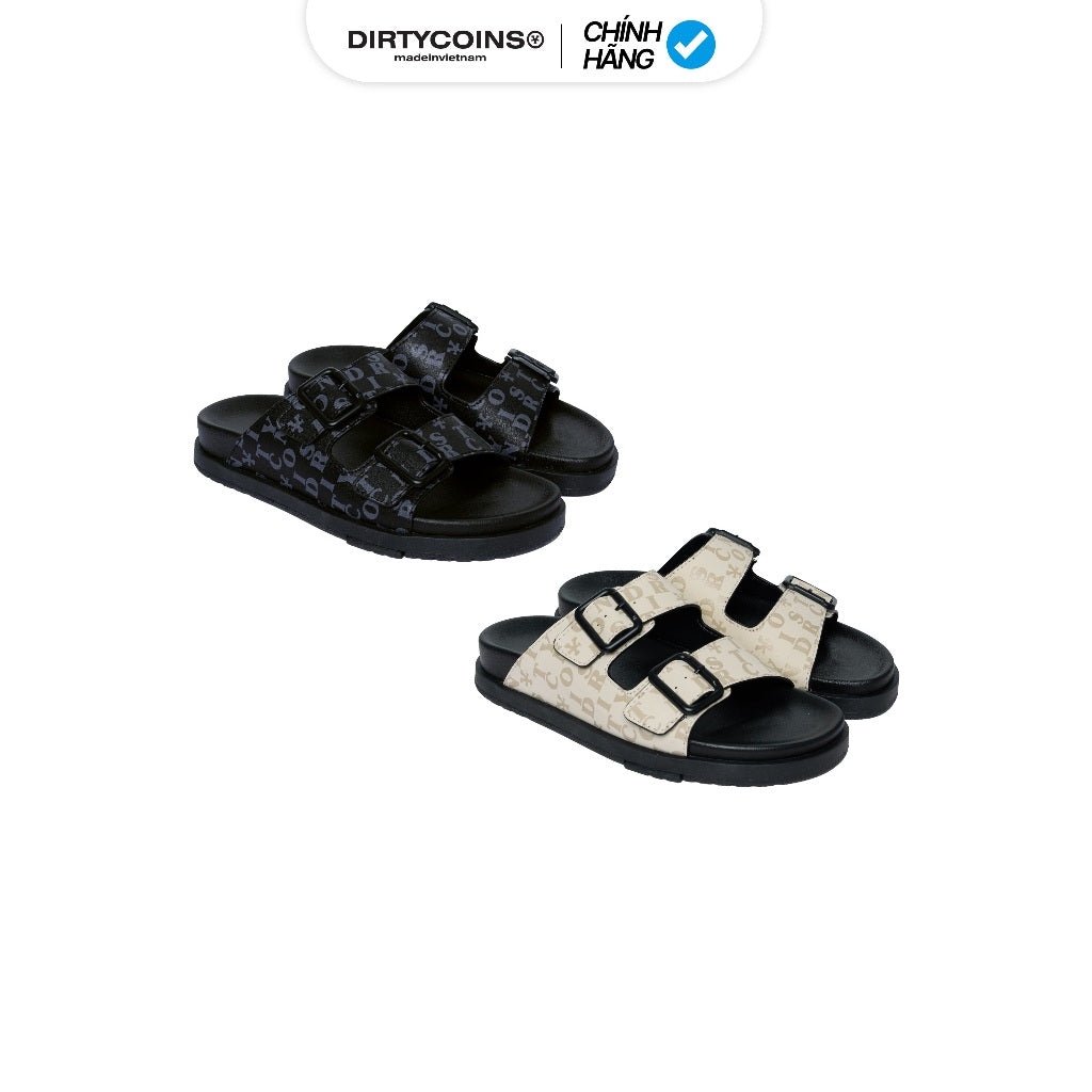 Arizona Slides Letter Monogram Sandals