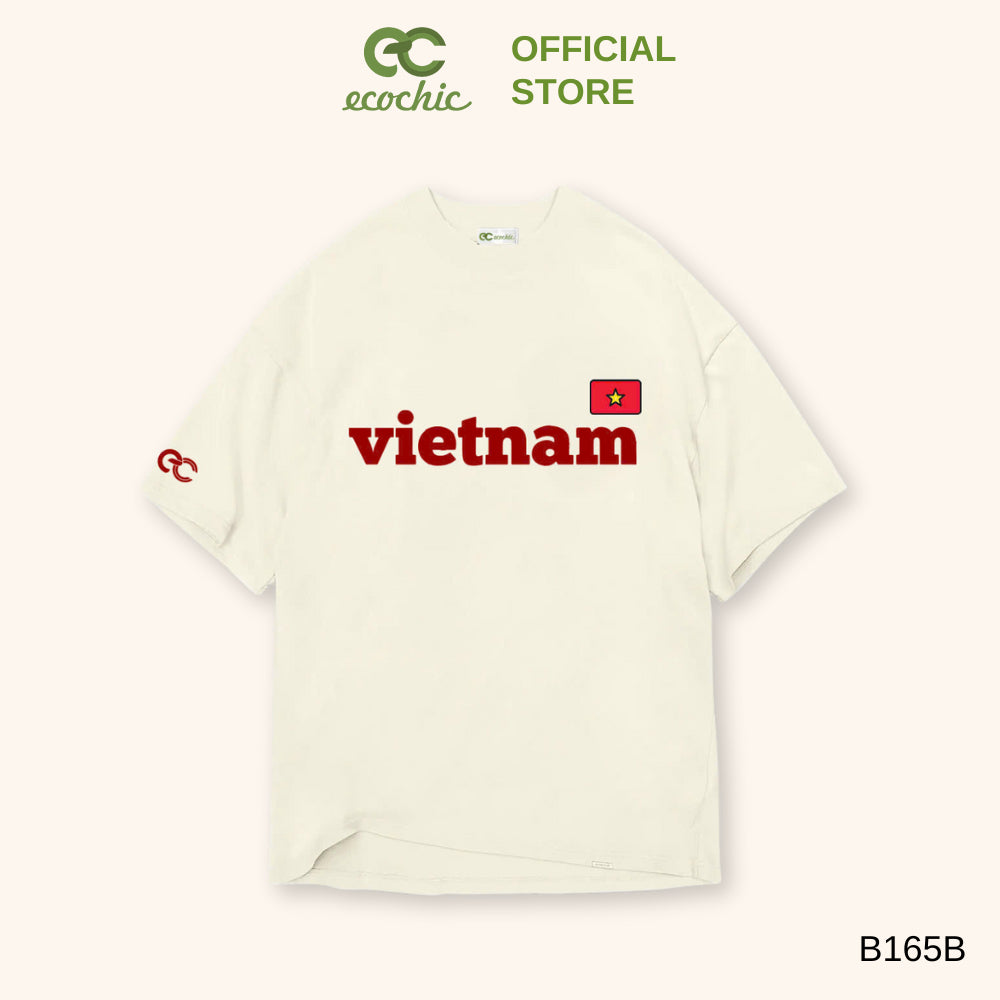 Genuine Ecochic Vietnam Red Flag Yellow Star T-Shirt B165