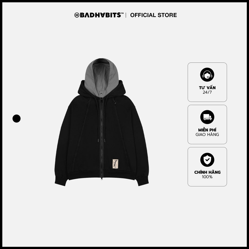 ÁO NON STANDARD LAYER ZIP HOODIE - BAD HABITS NON STANDARD COLLECTION