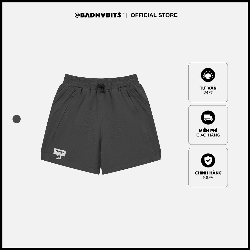 STANDARD ZIP TRACK SHORTS - BAD HABITS NON STANDARD COLLECTION