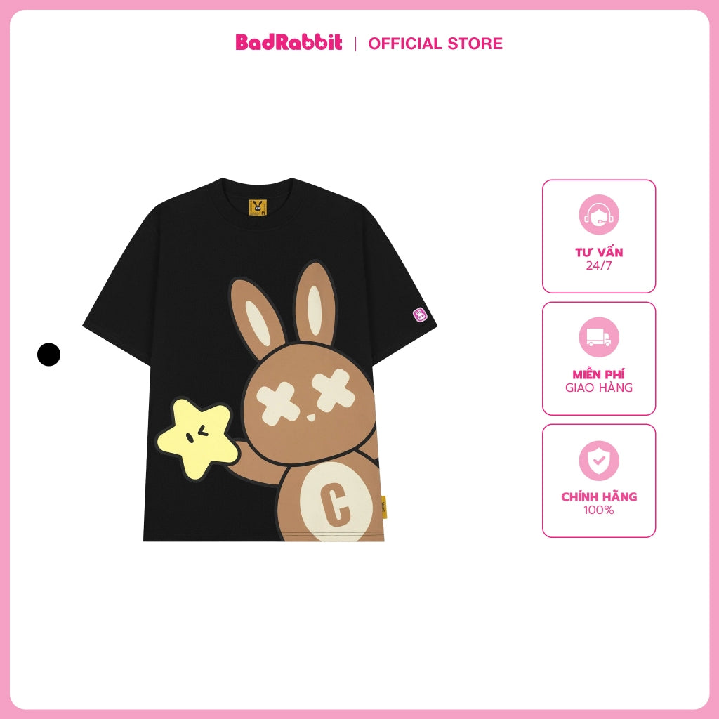 BAD RABBIT UNISEX T-SHIRT - STAR CATCHER TEE - GENUINE LOCAL BRAND