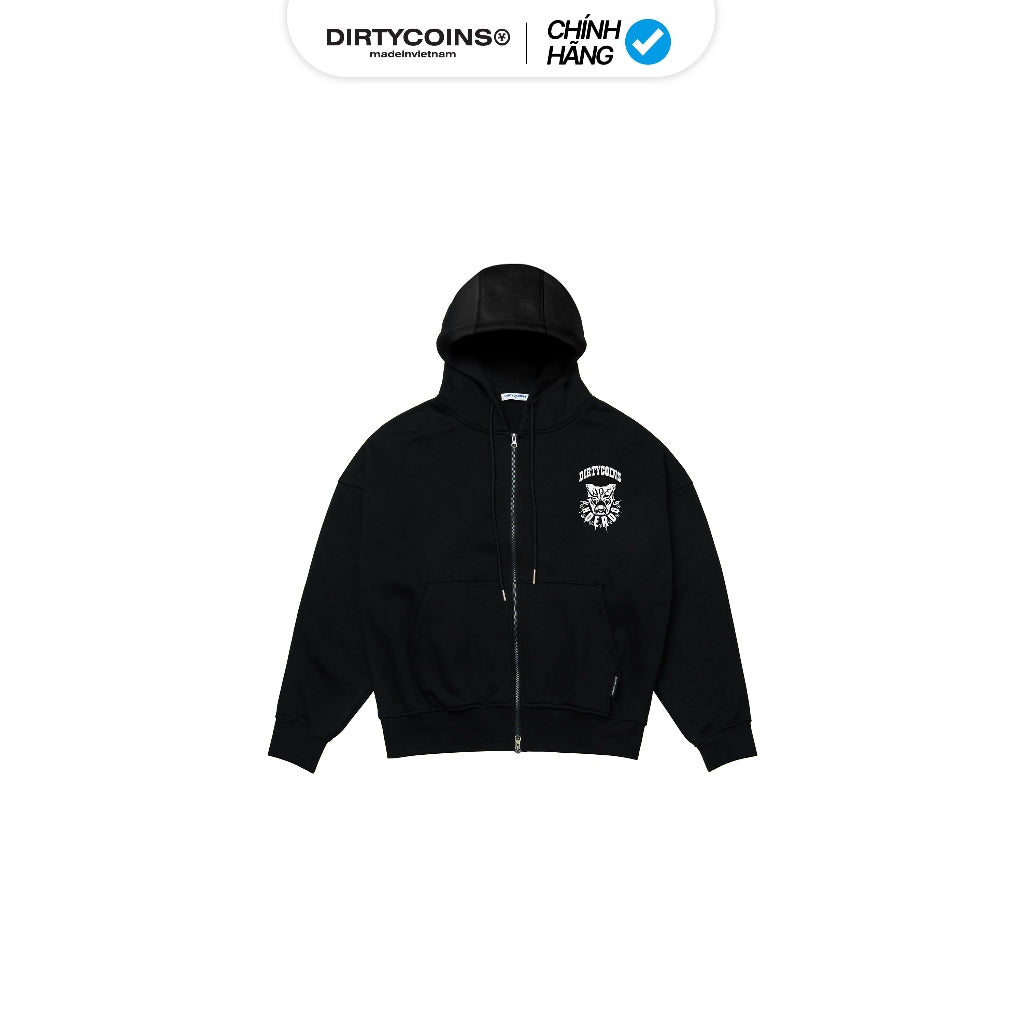 Zipped Underdogs Black Hoodie