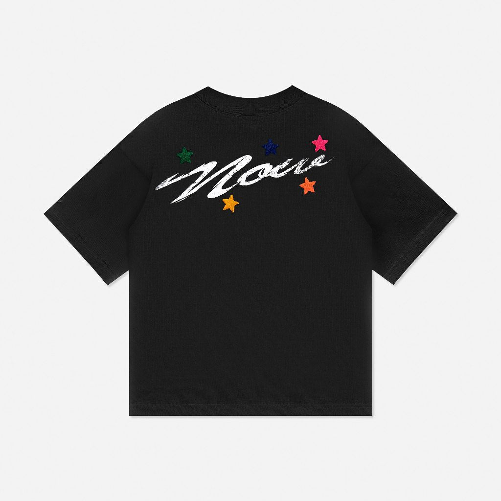 Áo thun NEEDS OF WISDOM Star Tee - Black - Local Brand Chính Hãng