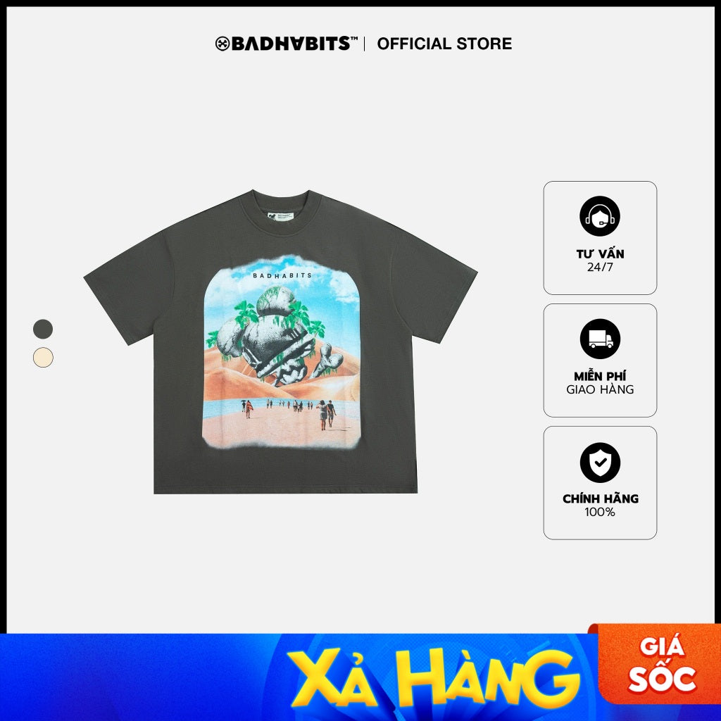 DEJAVU BOXY T-SHIRT - LAZY THINK COLLECTION