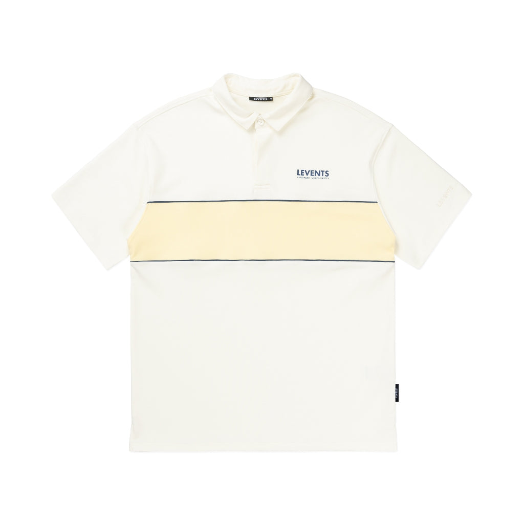 Levents Stripe 2.0 100% Cotton Unisex Oversized Polo Shirt